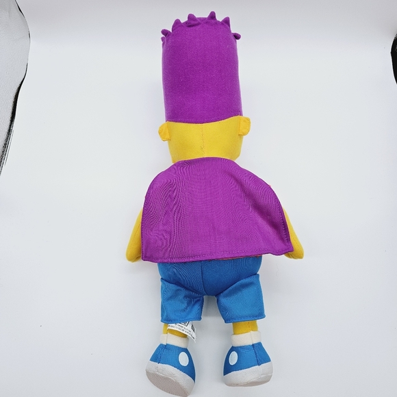 FOX | vintage The Simpsons "Bartman" Bart Simpson plush doll 2005 - Picture 3 of 8